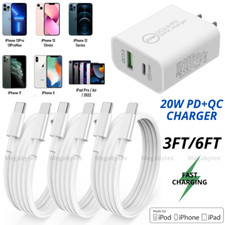 20W Fast Charger USB-C Charging Cable QC Power Adapter For iPhone 13 12 11 XR SE picture