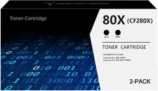 80X Toner Cartridge for HP CF280X LaserJet Pro 400 M401 & MFP M425dn Series picture