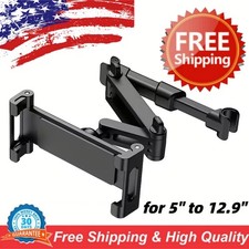 Car Headrest Tablet Holder – Adjustable Mount for 5
