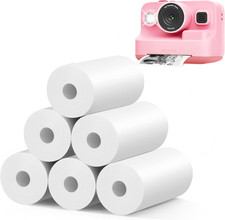 6 Rolls Instant Camera Refill Print Paper, HD Print Camera Paper picture
