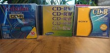 (16) Sony Samsung Verbatim CD-R Recordable Compact Discs 650 MB New Sealed picture