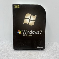 Microsoft Windows 7 Ultimate 32 & 64 Bit DVDs Genuine MS WIN Full Retail Box Key picture