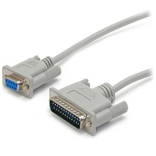 Startech 10Ft DB9 to DB25 Null Modem Cable, Female to Male (SCNM925FM) picture