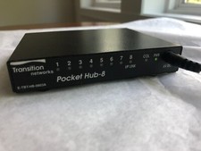 Transition networks now Lantronix  8-Port Pocket Hub E-TBT-HB-0803A picture