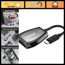High-Speed Dual-Slot SD/Micro SD Card Reader, USB-C, 312MB/s Read Speed picture