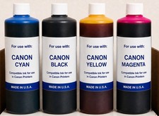 4,000ML PREMIUM COMPATIBLE UNIVERSAL DYE/PIG INK CANON INKJET PRINTERS (CYMK) picture