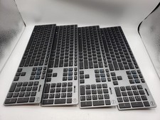 LOT OF 4 Dell WK717 Premier Wireless Bluetooth Gray Keyboard NO Dongle FREE S/H picture
