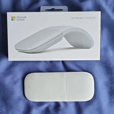 Microsoft Surface Arc Mouse Light Gray Bluetooth Wireless Optical 1000 DPI picture