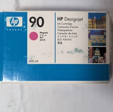 Genuine HP 90 C5063A Magenta 400ml DesignJet Ink Cartridge OEM New Old Stock picture