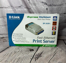 D-Link DP-301P+ Fast Ethernet Standalone Print Server RJ-45 Parallel IEEE 1284 picture