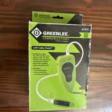 Greenlee #1574 LAN Cable Check for Testing UTP & Phone Patch Cables Kit picture