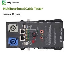 Audio Cable Tester RJ45 Cable Tester (Measures 15 Types) for PowerCON CT-04F picture