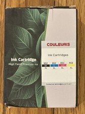 952XL Ink Cartridges All Colors Black Cyan Magenta Yellow  NEW 02/2027 picture