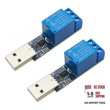 2‑Pack LCUS‑1 USB Relay Module, CH340 Serial Port Control Intelligent Switch picture
