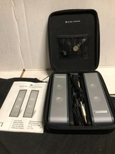Pair of Altec Lansing XT1 Audio Speaker System Grey Wired USB-Powered Portable picture