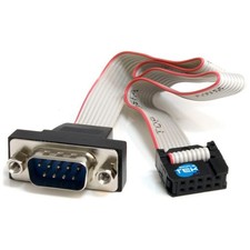 RS232 Serial Port Adapter Cable COM Header 10 Pin Motherboard 20Cm picture