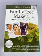 Ancestry.com Family Tree Maker Deluxe Software 2012  -New Open Box picture