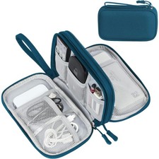 FYY Electronic Organizer, Travel Tech Pouch 8.3 x 5 x 2.6 inches, Dark Green picture