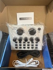New in Box The External Live Sound Card V8 Pro Easy Storage Advanced Technology picture