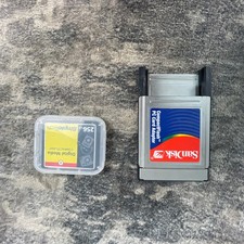 SanDisk CompactFlash PC Card Adapter & SimpleTech 256MB CompactFlash Card Lot picture