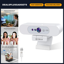 4K Webcam for PC, Windows Hello Compatible, Facial Recognition, HD Video Streami picture