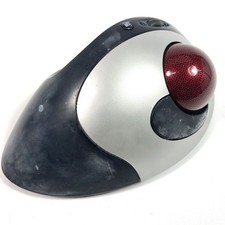Logitech Cordless Optical TrackMan T-RB22 TrackBall Mouse No Receiver Untested picture