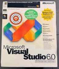 AUTHENTIC Genuine Microsoft Visual Studio 6.0 Enterprise Edition 628-00404 picture