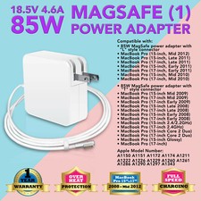 85W AC Adapter Charger for Apple MacBook Pro 15