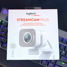Logitech StreamCam Plus Full HD Webcam 1080p 60fps USB-C Autofocus White, SEALED picture