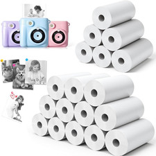 18 Rolls Kids Camera Paper Roll Refill Compatible with Most Instant Print Camera picture