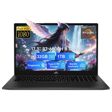 NIMO 17.3 LightGaming Laptop 8 Cores AMD R7 6800H 32GB DDR5 RAM 1TB SSD win11pro picture