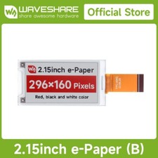 Waveshare 2.15inch E-Paper Display (B) E-Ink Display, 296x160, Red/Black/White picture