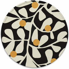 Abstract Matisse Art Groovy Botanical Floral Small Mouse Pad 7.9X7.9 Inches,Wash picture