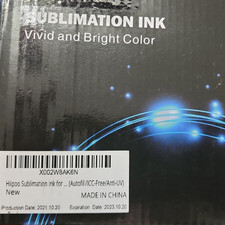 Hippo Sublimation Ink BK/C/M/Y Vivid Bright Color Compatible AutoFill ICC picture