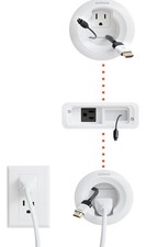  in Wall Cable Management Kit for TV & Soundbar - Cord Concealer & Power Kit -  picture