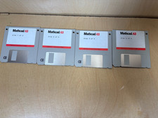 Mathcad 4.0 MathSoft 1993 3.5 Inch Floppy Disks Set 1-4 Untested picture