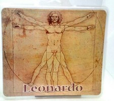Leonardo da Vinci's Vitruvian Man Computer Mouse Pad, Made in Italy picture