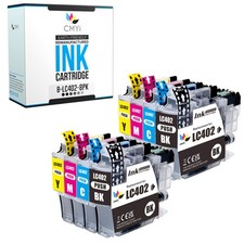 8PK Compatible CMYi LC402 Ink Cartridges Combo fits Brother MFC-J6540DW J6740DW picture