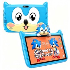 Kids Educational Tablet 7 Inch Android 8GB+64GB Bluetooth For Toddler Study picture
