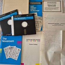 VTG The Newsroom Commodore 64 Software Boxed Complete Springboard C64 1986 Disks picture