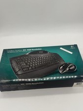 Logitech MX 5500 Revolution Cordless Desktop Keyboard & Mouse COMPLETE In Box picture