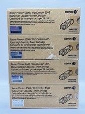 Xerox Phaser 6500 WorkCentre 6505 High Capacity Toner -Black/Cyan/Magenta/Yellow picture