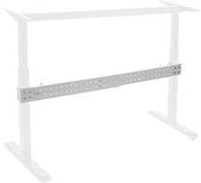 White Universal Steel Clamp-on Desk Stabilizer Bar for Sturdy Reinforced picture