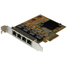 StarTech.com ST1000SPEX43-RFB Network Card 4x1GbE BASE-T PCIe x4 ~E~ picture