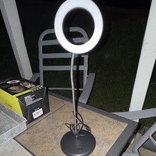 Vivitar USB LED Ring Light USB Light w/ Gooseneck Desk Lamp Stand picture