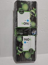Genuine HP 940XL Cyan Ink Pack Of 4 Cartridge C4907AN New Still Sealed Jul 2018 picture