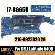 LA-G893P For DELL Latitude 5400 Notebook Mainboard i7-8665U GPU 216-0923020 2G picture