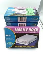 Qty. 5 - Vintage Inclose Mobile Dock Drive Tray MD-15-T, works w/ MD-10KPF Bay picture