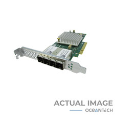 Dell ASA-80165H Quad-Ports 12GbE SFP PCIe SAS Host Bus Adapter Dell P/N: 0HHJD7 picture