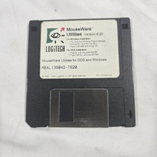Logitech MouseWare Utilities Ver 6.20 for DOS Windows - floppy disk 3.5 inch picture